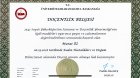 Doç. Dr. Murat Öz Kadın Hastalıkları ve Doğum sertifikası