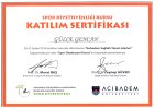 Uzm. Dyt. Gülce Gencan Diyetisyen sertifikası