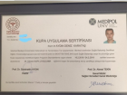 Uzm. Dr. Aydın Deniz Karataş Medikal Estetik Tıp Doktoru sertifikası
