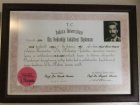 Prof. Dr. Nejat Bora Sayan Diş Hekimi sertifikası