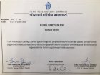 Uzm. Kl. Psk. Burçin Deniz Psikoloji sertifikası
