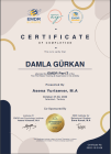 Uzm. Kl. Psk. Damla Gürkan Psikoloji sertifikası