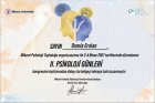 Uzm. Kl. Psk. Damla Eralan Psikoloji sertifikası