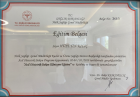 Op. Dr. Hüseyin Kılıç Kadın Hastalıkları ve Doğum sertifikası