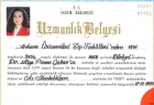 Prof. Dr. Müge Pınar Çakar Özdal Göz Hastalıkları sertifikası