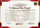 Psk. Muhammed İhsan Demetgül Psikoloji sertifikası