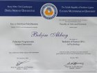 Psk. Belçim Akbay Psikoloji sertifikası