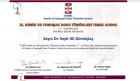 Prof. Dr. Seyit Ali Gümüştaş Ortopedi ve Travmatoloji sertifikası