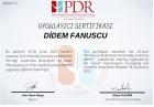 Psk. Dan. Didem Fanuscu Psikolojik Danışman sertifikası