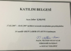 Psk. Dan. Selver EBRİŞİM Psikolojik Danışman sertifikası
