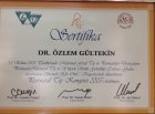 Op. Dr. Özlem Gültekin Kadın Hastalıkları ve Doğum sertifikası