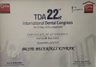 Dt. Beste Becerikli Kıvrak Diş Hekimi sertifikası