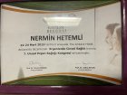 Uzm. Dr. Narmin Hatamlı Yılmaz Çocuk Sağlığı ve Hastalıkları sertifikası