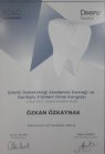 Uzm. Dt. Özkan Özkaynak Diş Hekimi sertifikası
