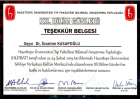 Op. Dr. İbrahim Kasapoğlu Ortopedi ve Travmatoloji sertifikası
