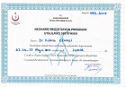 Uzm. Dr. C.Kübra Cenkçi Çocuk Sağlığı ve Hastalıkları sertifikası