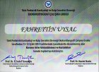 Prof. Dr. Fahrettin Uysal Çocuk Sağlığı ve Hastalıkları sertifikası