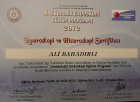 Op. Dr. Ali Bahadırlı Kadın Hastalıkları ve Doğum sertifikası