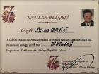 Op. Dr. Hüseyin Selim Mavili Genel Cerrahi sertifikası