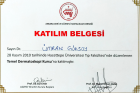 Uzm. Dr. Ümran Göksoy Dermatoloji sertifikası