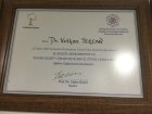 Op. Dr. Fatih Volkan Tercan Ortopedi ve Travmatoloji sertifikası