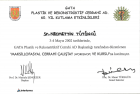 Op. Dr. Necmettin Tütüncü Plastik Rekonstrüktif ve Estetik Cerrahi sertifikası