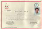 Uzm. Dr. Orkun Erden Dermatoloji sertifikası