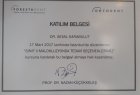 Uzm. Dr. Dt. Seval Yenigün Karabulut Diş Hekimi sertifikası