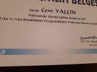 Uzm. Dr. Cem Yalçın Psikiyatri sertifikası