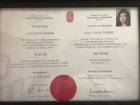 Op. Dr. Alev Özlem Özdemir Karabağ Kadın Hastalıkları ve Doğum sertifikası