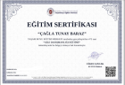 Psk. Çağla Tunay Baraz Psikoloji sertifikası