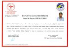 Dr. Feyyaz Uğurluoğlu Geleneksel ve Tamamlayıcı Tıp sertifikası