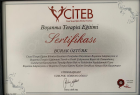 Uzm. Kl. Psk. Burak Öztürk Psikoloji sertifikası