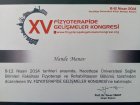Fzt. Hande Manav Fizyoterapi sertifikası