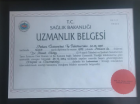 Prof. Dr. Ahmet Güney Ortopedi ve Travmatoloji sertifikası