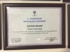 Op. Dr. Tülay Aydın Koldaş Kadın Hastalıkları ve Doğum sertifikası