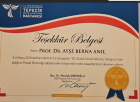 Prof. Dr. Ayşe Berna Anıl Çocuk Sağlığı ve Hastalıkları sertifikası