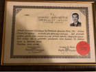 Prof. Dr. Afksendiyos Kalangos Kalp Damar Cerrahisi sertifikası