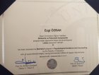 Uzm. Psk. Dan. Ezgi Özbak Öztop Psikoloji sertifikası