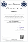 Psk. Kübra Eriş Nurman Psikoloji sertifikası