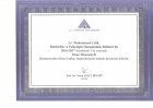Psk. Dan. Muhammed Çelik Psikoloji sertifikası