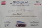 Dt. Canan Yümsel Diş Hekimi sertifikası