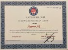 Psk. Dan. Ayşenur Ak Psikolojik Danışman sertifikası