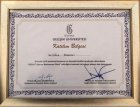 Dyt. Çağla Karaman Diyetisyen sertifikası