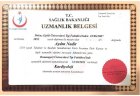 Dr. Öğr. Üyesi Aydın Nadir Kardiyoloji sertifikası