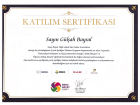 Uzm. Psk. Dan. Gülşah Baysal Klinik Psikolog sertifikası