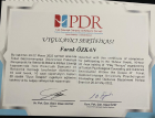 Psk. Dan. Faruk Özkan Psikolojik Danışman sertifikası