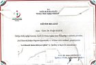 Prof. Dr. Eralp Başer Kadın Hastalıkları ve Doğum sertifikası