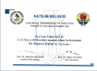 Doç. Dr. Cem Yalın Kılınç Ortopedi ve Travmatoloji sertifikası