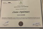 Dyt. Pelin Erdoğan Diyetisyen sertifikası